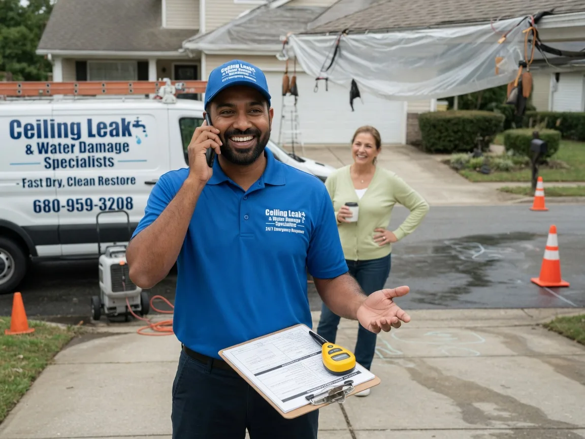 Ceiling Leak Cleanup East Palestine, OH FAQs